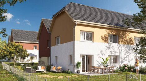 Programme immobilier neuf Les Carrés Matcha - Zaessingue : Résidence T4 avec cadre résidentiel et confort optimisé proche des commodités (68130) - Référence : 7240