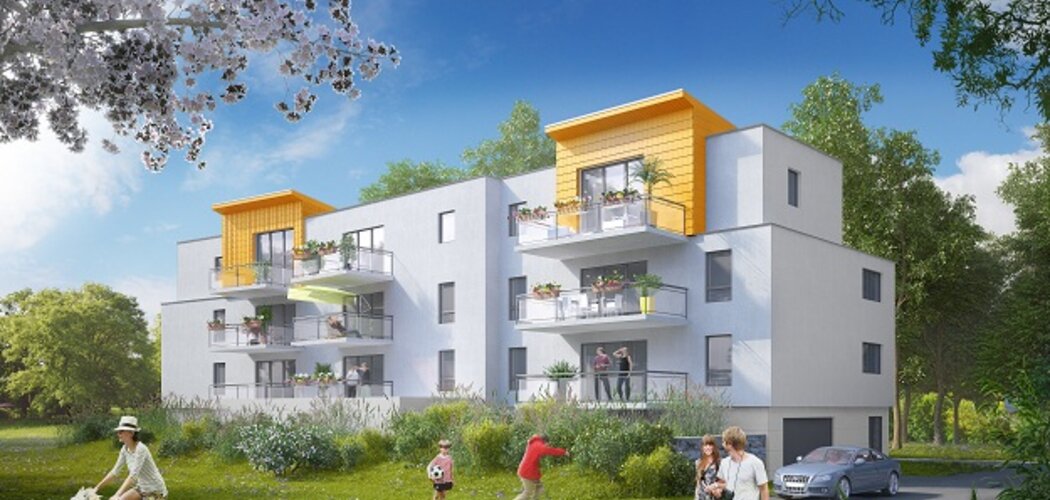 Programme immobilier neuf LES JARDINS DE L'ILL - Altkirch : Résidence T2–T4 avec luminosité optimale et garages sécurisés proche des commerces (68130) - Référence : 1257