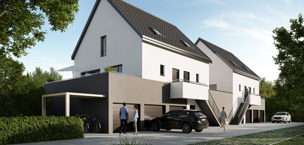Programme immobilier neuf Les duos de Beinheim - Beinheim à proximité de Seltz (67930) - Référence : 8622