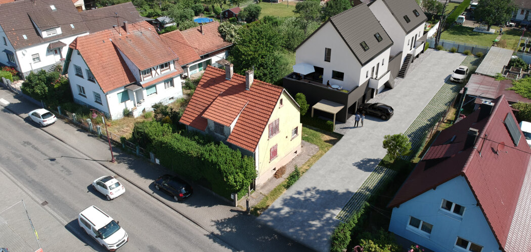 Programme immobilier neuf Les duos de Beinheim - Beinheim à proximité de Seltz (67930) - Référence : 8622