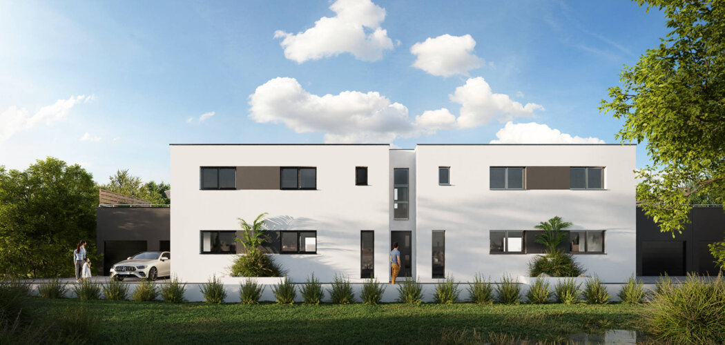 Programme immobilier neuf Les DUOS des POTIERS - Betschdorf : logements neufs innovants et confortables près du bourg (67660) - Référence : 7337