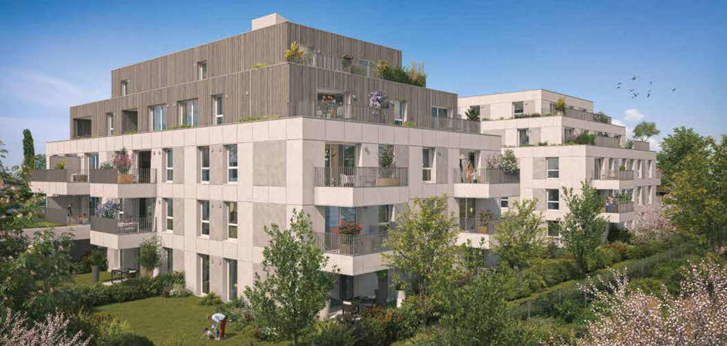 Programme immobilier neuf Les Jardins Sophoras - Bischheim à quelques minutes de Strasbourg (67800) - Référence : 15928