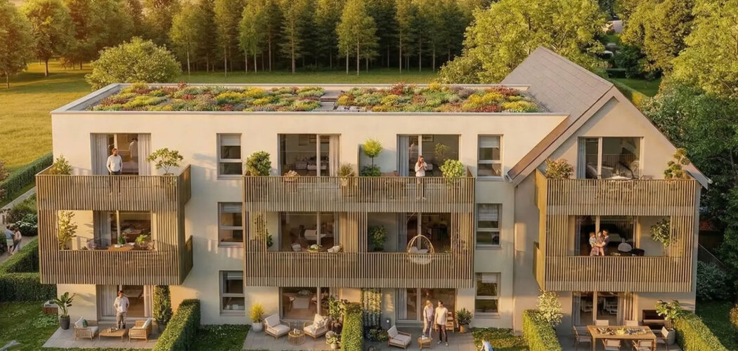 Programme immobilier neuf AURA - Bischwiller dans l’écrin paysager de Baumgarten (67240) - Référence : 16995