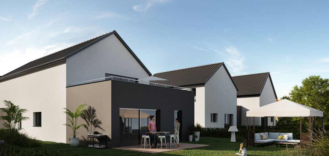 Programme immobilier neuf L'ORIZZONTE - Bischwiller : Résidence T3–T4 avec cadre résidentiel et confort optimisé proche des commodités (67240) - Référence : 7100