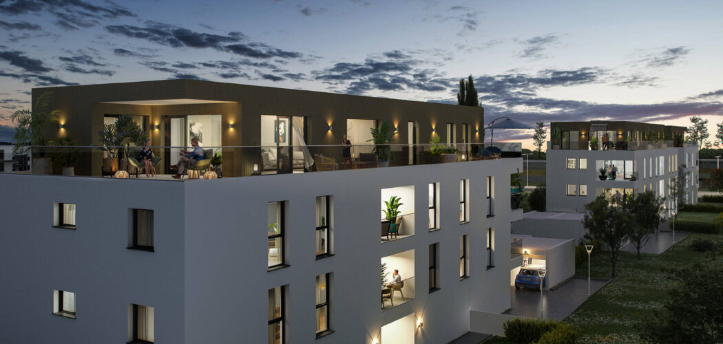 Programme immobilier neuf PALMATA - Blotzheim : Résidence T3–T6 avec cadre artistique et confort optimisé proche des commodités (68730) - Référence : 6419