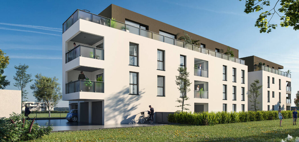 Programme immobilier neuf PALMATA - Blotzheim : Résidence T3–T6 avec cadre artistique et confort optimisé proche des commodités (68730) - Référence : 6419