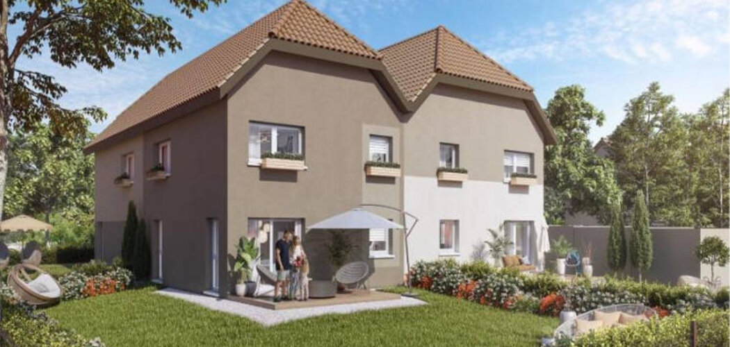 Programme immobilier neuf LES CARRÉ LORENA - Bollwiller : Résidence T4 avec cadre résidentiel et confort moderne proche de Mulhouse (68540) - Référence : 4824