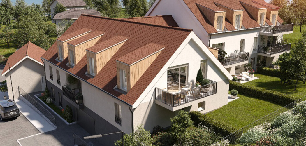 Programme immobilier neuf VILLA ARBORA - Bruebach logements avec extérieur près des pôles alsaciens (68440) - Référence : 17453