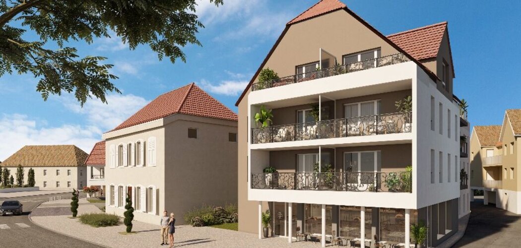 Programme immobilier neuf CLOS SAINT GEORGES - Brunstatt-Didenheim confort moderne à 12 minutes de Mulhouse (68350) - Référence : 18155