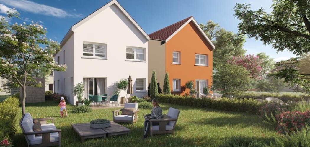 Programme immobilier neuf LES CARRES POST'O - Burnhaupt-le-Haut : Résidence T4–T5 avec cadre naturel et confort optimisé proche des services (68700) - Référence : 5211