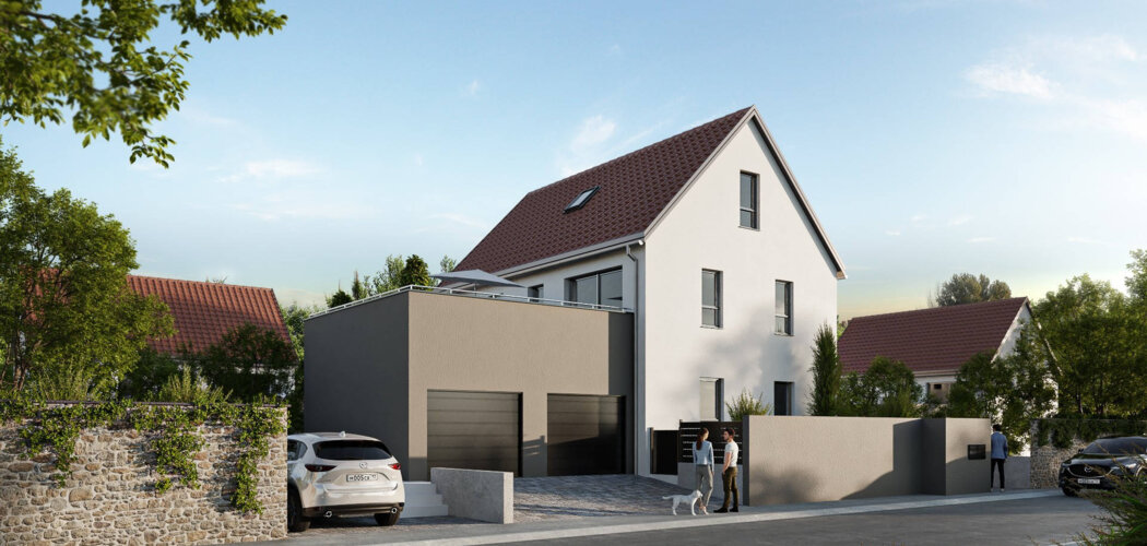 Programme immobilier neuf DUO CCMI - Dossenheim-Kochersberg à proximité de Strasbourg (67117) - Référence : 8434