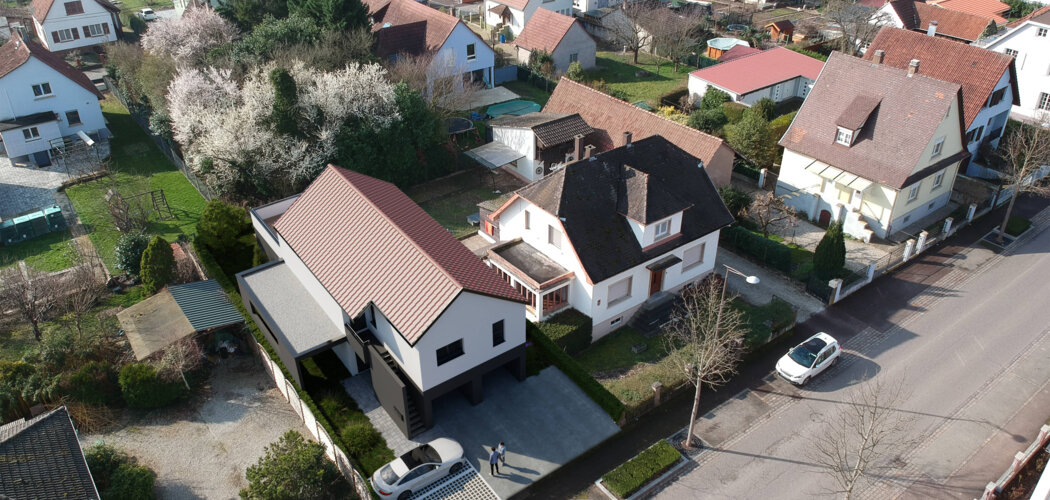 Programme immobilier neuf Le DUO - Drusenheim à deux pas du centre et commerces (67410) - Référence : 9451