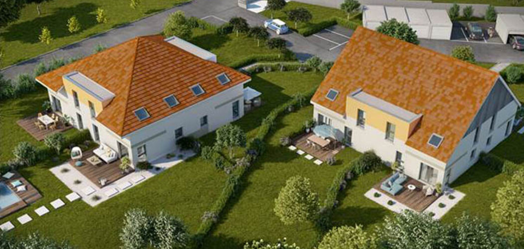 Programme immobilier neuf LES CARRES BUCOLIQUES - Duntzenheim : Résidence T3–T4 avec terrasses, jardins et espaces partagés proche de Truchtersheim (67270) - Référence : 2884