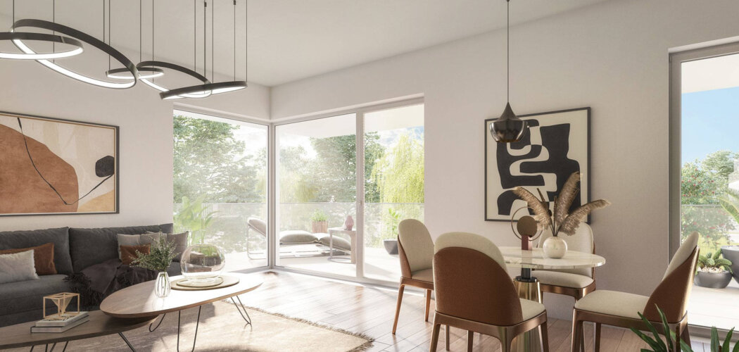 Programme immobilier neuf HARMONIA - Eckbolsheim : logements neufs sécurisés et verdoyants proche des commodités (67201) - Référence : 8335