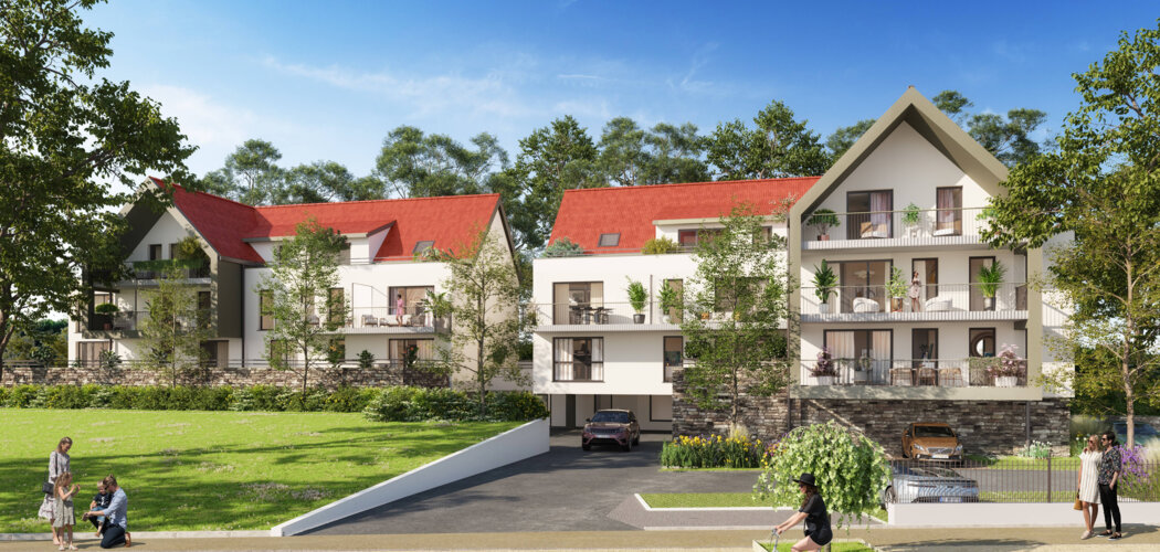 Programme immobilier neuf L'ADRET - Ernolsheim-Bruche accès à Strasbourg en 20 min (67120) - Référence : 11176