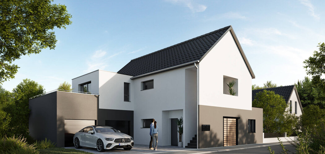 Programme immobilier neuf DUO LOTHAIRE - Erstein à proximité  des bords de l’Ill (67150) - Référence : 9433