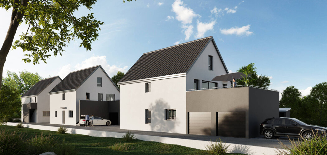 Programme immobilier neuf Les Duos de la Source - Friesenheim : Résidence T3–T5 avec cadre champêtre et confort optimisé proche des commodités (67860) - Référence : 6967