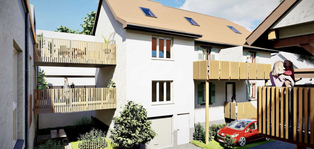 Programme immobilier neuf Villa AUGUSTA - Handschuheim : logements neufs lumineux et spacieux proche de Strasbourg (67117) - Référence : 7416