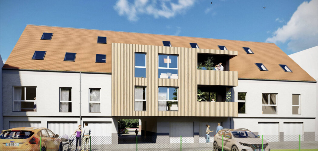 Programme immobilier neuf Villa AUGUSTA - Handschuheim : logements neufs lumineux et spacieux proche de Strasbourg (67117) - Référence : 7416