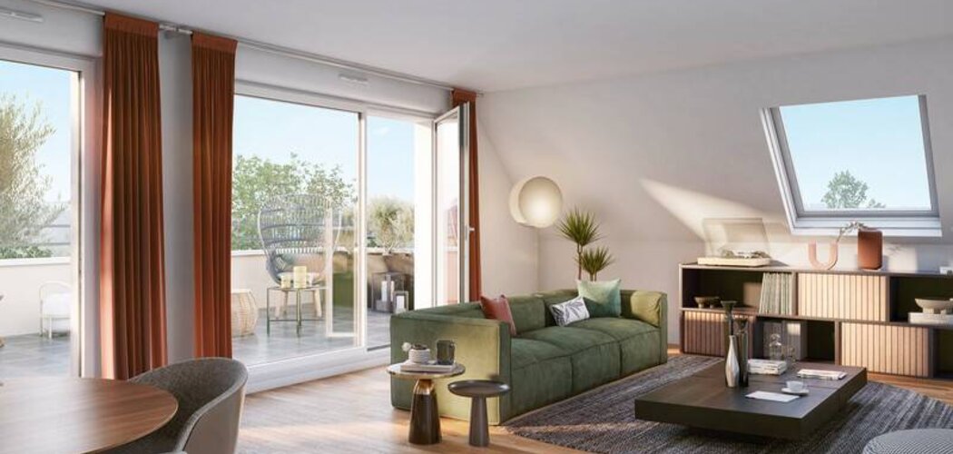 Programme immobilier neuf Villa du Lion - Hoenheim : logements neufs sécurisés et verdoyants proche des commodités (67800) - Référence : 15342