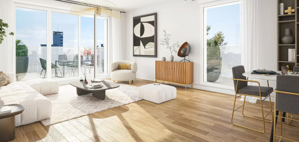 Programme immobilier neuf Au Fil de l'Eau - Huningue cadre transfrontalier sur les quais du Rhin (68330) - Référence : 18014