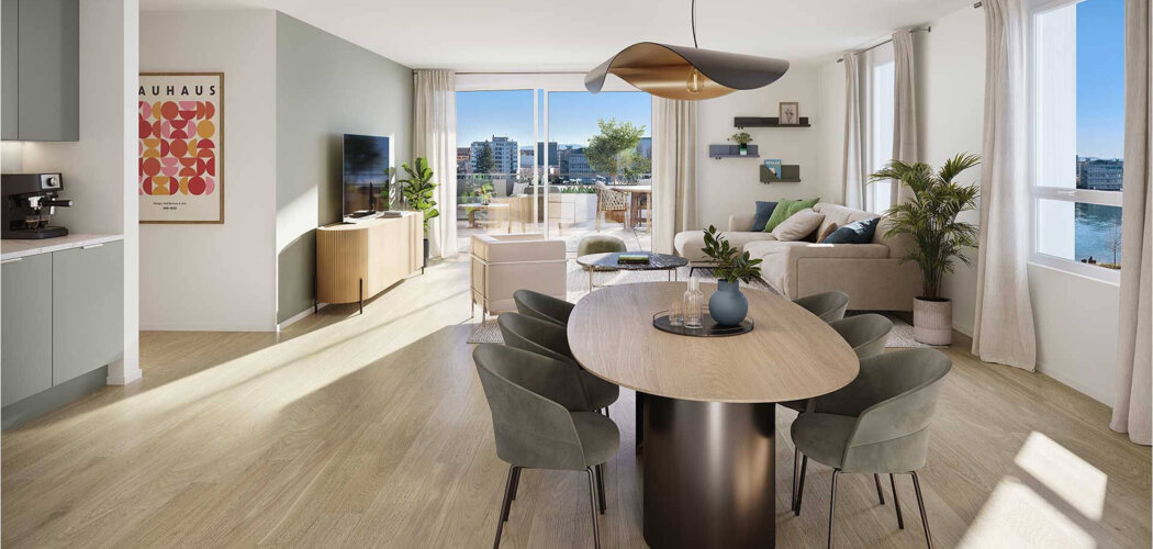 Programme immobilier neuf Art de Rives - Huningue près des bords du Rhin (68330) - Référence : 15974