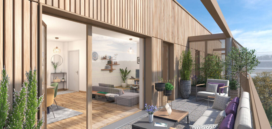 Programme immobilier neuf L'HELIONE - Illkirch-Graffenstaden au sein des Prairies du Canal près de Strasbourg (67400) - Référence : 10925