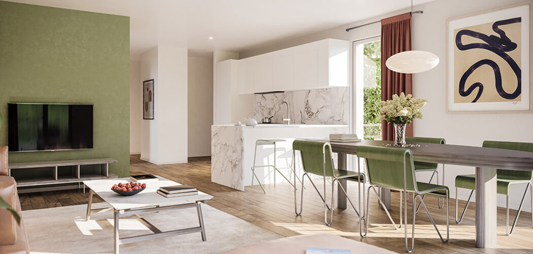 Programme immobilier neuf LES ALLEES DE KLIMT II - Illzach : Résidence T2–T5 avec cadre résidentiel et confort optimisé proche des commodités (68110) - Référence : 6544