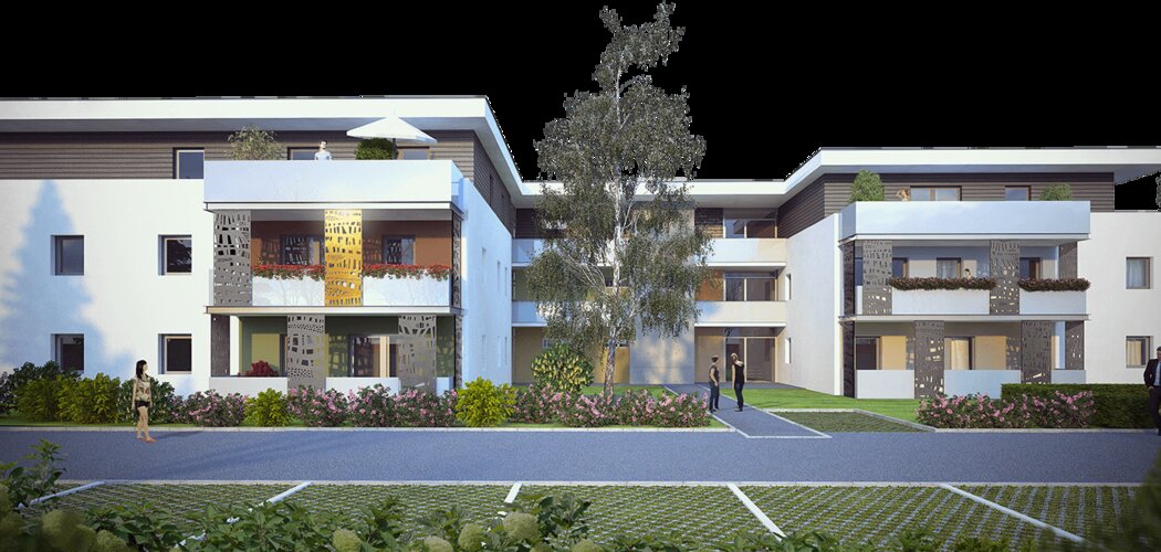 Programme immobilier neuf LES ALLEES DE KLIMT II - Illzach : Résidence T2–T5 avec cadre résidentiel et confort optimisé proche des commodités (68110) - Référence : 6544