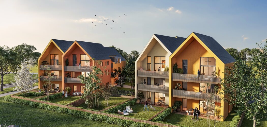 Programme immobilier neuf L'ELOGE - La Wantzenau accès rapide à Strasbourg en 20 min (67610) - Référence : 15953
