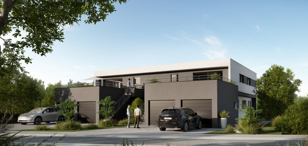 Programme immobilier neuf DUO LEYMEN - Leymen à pied du tram T10 (68220) - Référence : 9119