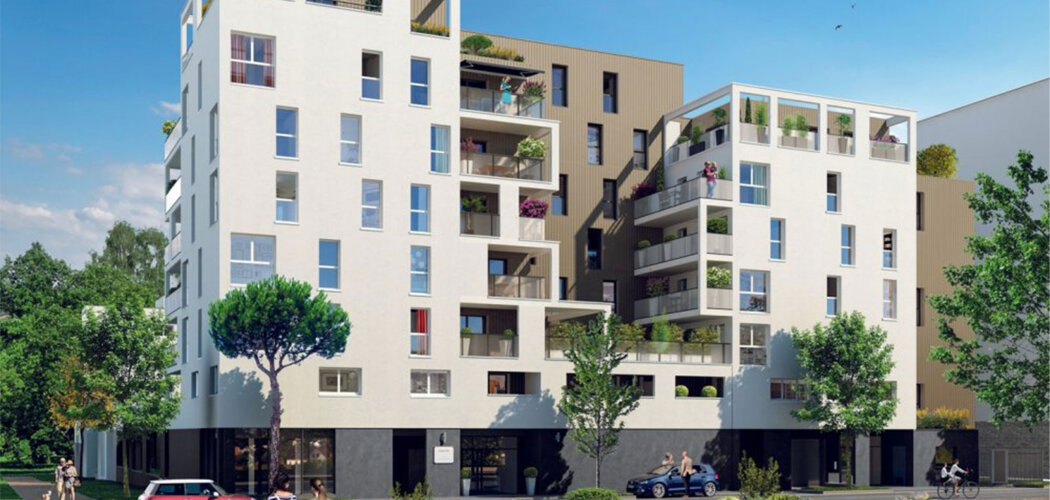 Programme immobilier neuf SIGNATURE - Lingolsheim : Résidence T2–T3 avec cadre écologique et confort moderne proche des commodités (67380) - Référence : 5523
