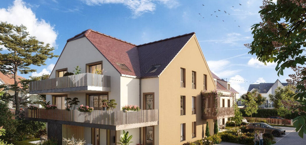 Programme immobilier neuf DOMAINE DE LA BOISSERIE - Lipsheim proche de Strasbourg et de la gare (67640) - Référence : 11806
