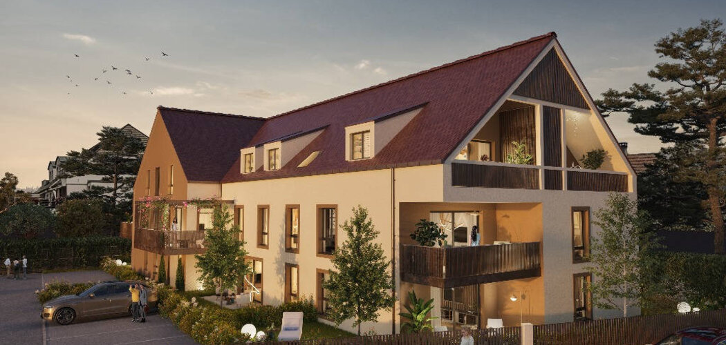 Programme immobilier neuf DOMAINE DE LA BOISSERIE - Lipsheim proche de Strasbourg et de la gare (67640) - Référence : 11806