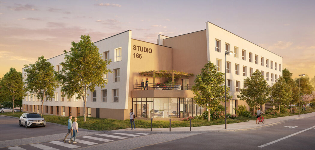 Programme immobilier neuf Studio 166 - Metz appartements étudiants meublés près des campus (57000) - Référence : 18063