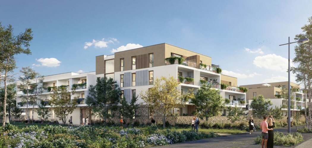 Programme immobilier neuf Les Promenades - Metz cadre jardin avec vues sur Mont-Saint-Quentin (57000) - Référence : 18077