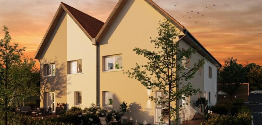 Programme immobilier neuf LES CARRES SUP'HERB - Michelbach-le-Bas aux portes de la frontière allemande (68730) - Référence : 8600