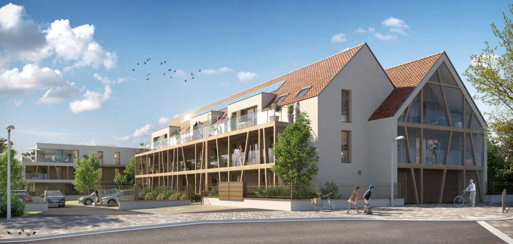 Programme immobilier neuf CARACTÈRE - Mittelhausbergen : logements neufs sécurisés et verdoyants en bourg historique (67206) - Référence : 15058