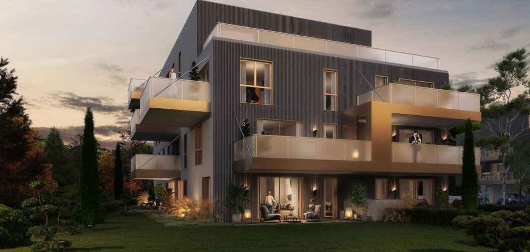 Programme immobilier neuf ACACIA - Mittelhausbergen : logements neufs sécurisés et verdoyants proche de Strasbourg (67206) - Référence : 14989