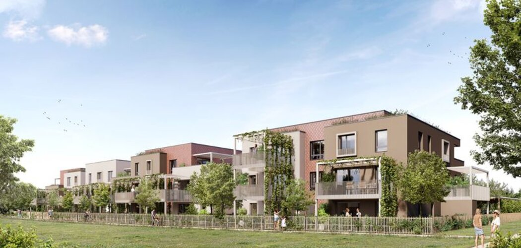 Programme immobilier neuf Les villas des Sources - Mittelhausbergen : logements neufs sécurisés et verdoyants proche des services (67206) - Référence : 8243