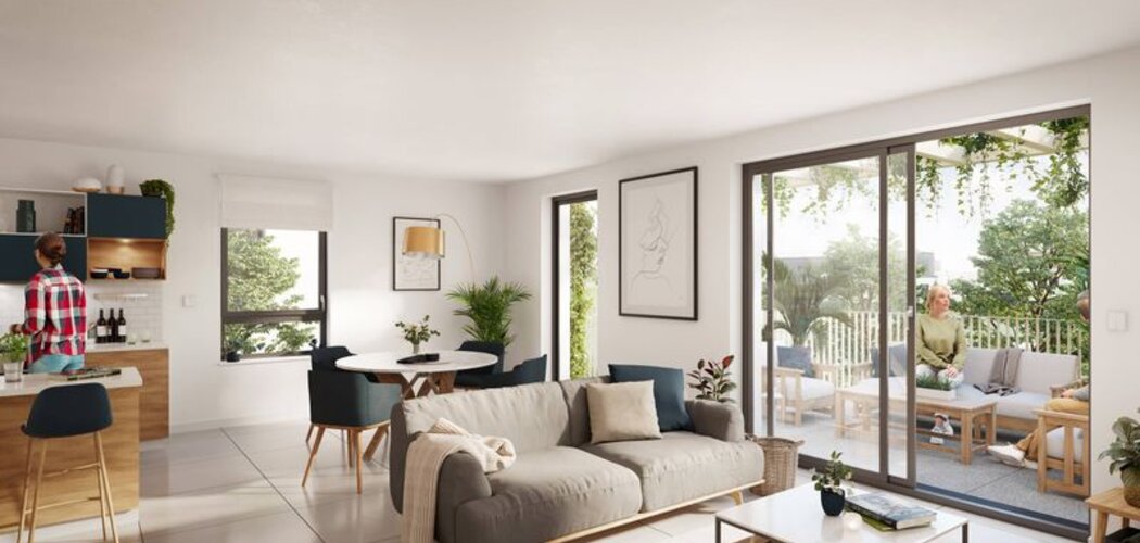 Programme immobilier neuf Les villas des Sources - Mittelhausbergen : logements neufs sécurisés et verdoyants proche des services (67206) - Référence : 8243