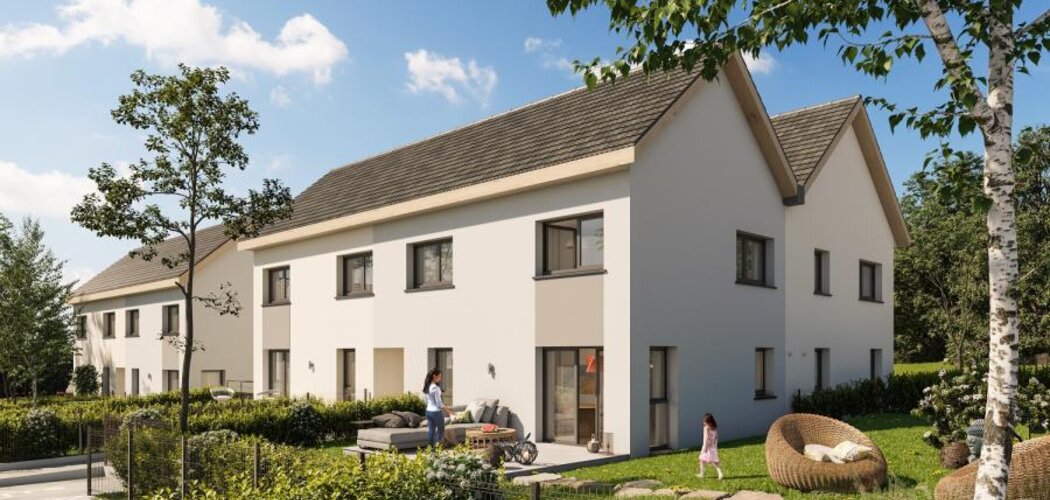 Programme immobilier neuf LES CARRES NOMU - Morschwiller-le-Bas : Résidence T4–T5 avec cadre résidentiel et confort optimisé proche des commodités (68790) - Référence : 7246