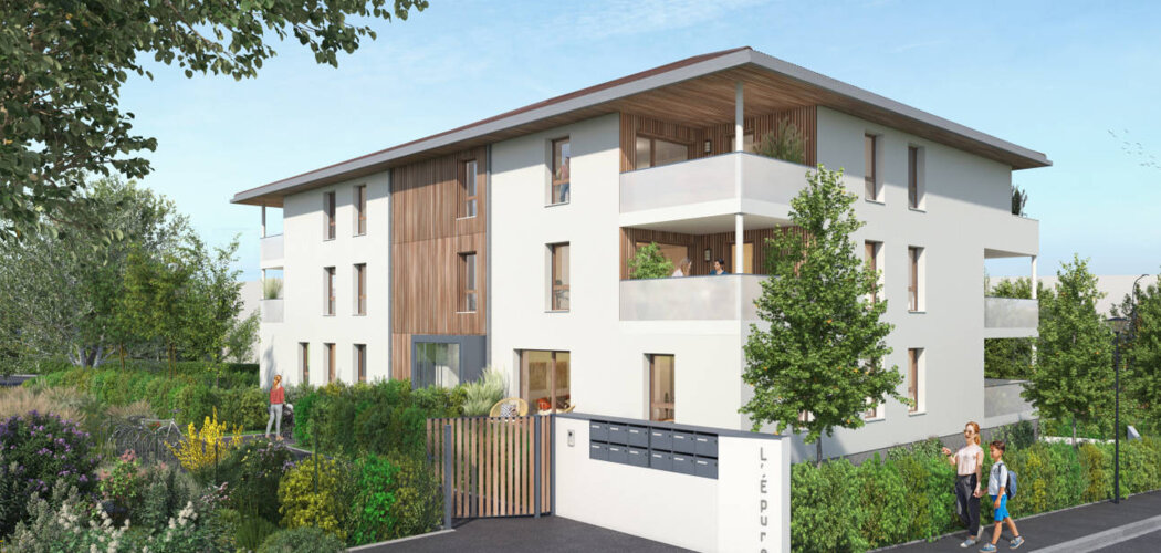 Programme immobilier neuf L'EPURE - Mulhouse Dornach proche du tramway T2 (68100) - Référence : 10931