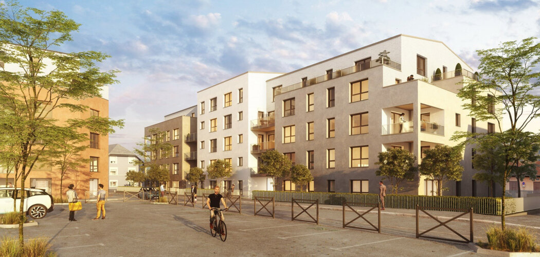 Programme immobilier neuf CityZen 1 - Mulhouse : Résidence studio–T5 avec luminosité naturelle et espaces verts proche des commodités (68100) - Référence : 14200