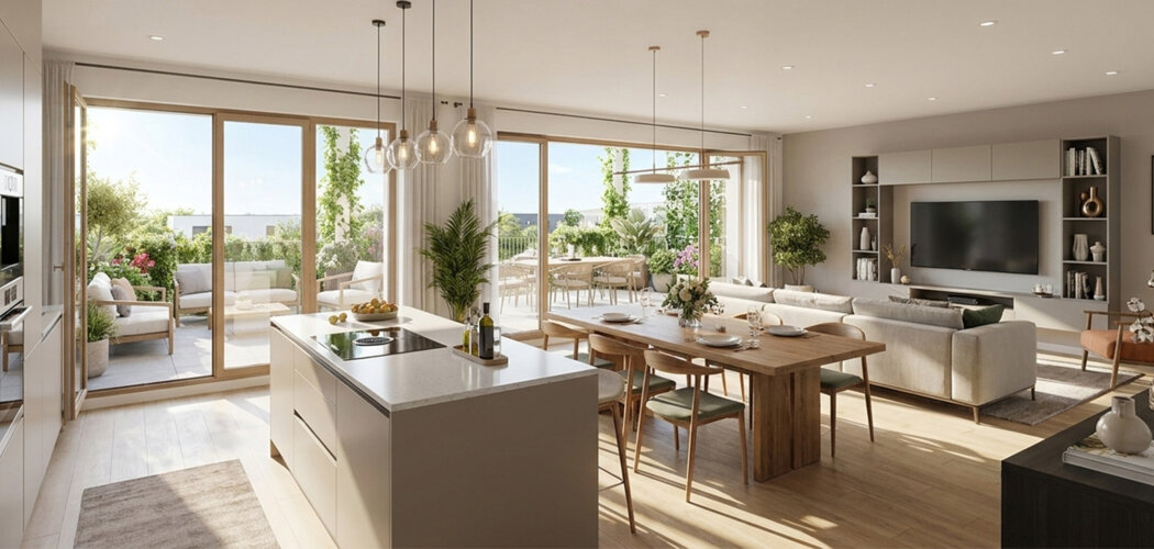 Programme immobilier neuf Les Rives d'Austra - Nancy appartements lumineux près des berges de la Meurthe (54000) - Référence : 18061