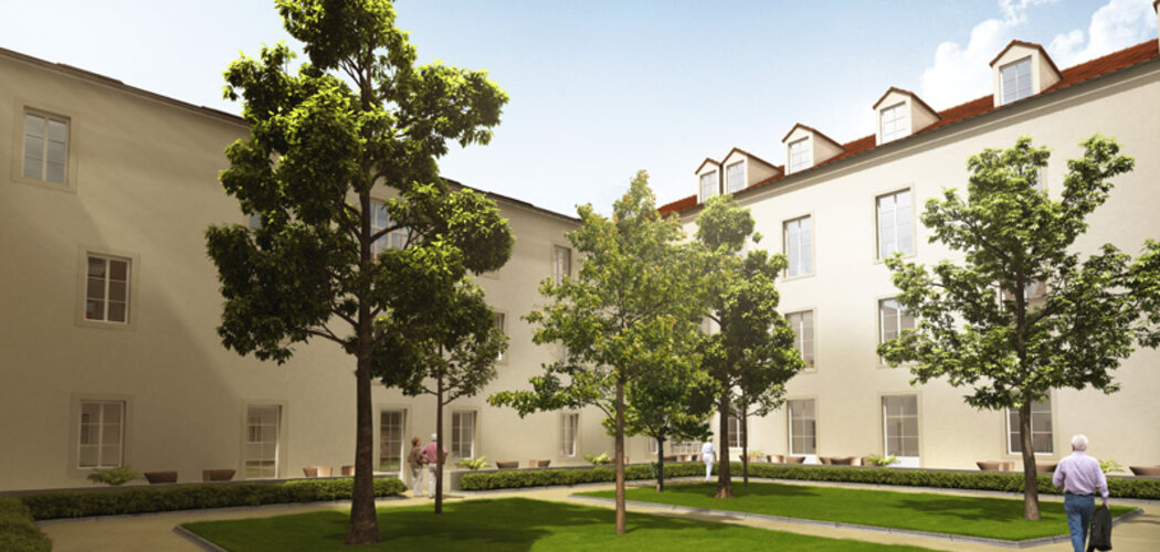 Programme immobilier neuf Les Jardins de Saint Nicolas - Nancy : Appartements studio–T4 duplex dans un cadre historique en centre-ville (54000) - Référence : 1476