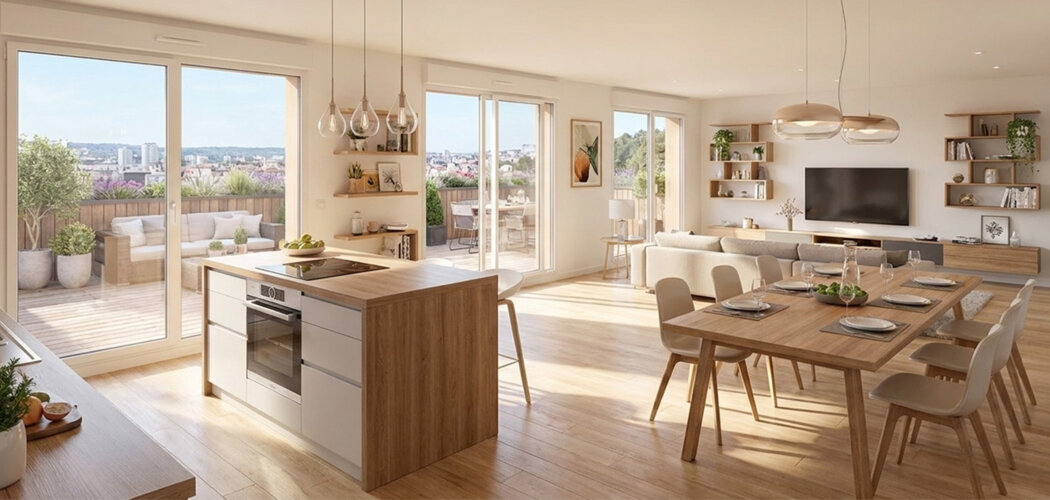 Programme immobilier neuf LIBERTY - Nancy cadre végétalisé à 18 min de la gare (54000) - Référence : 18045