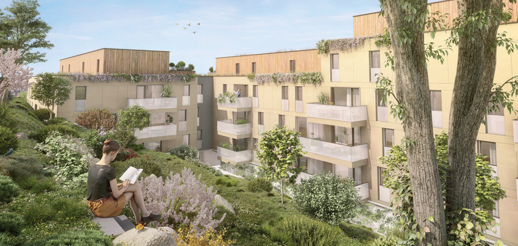 Programme immobilier neuf LIBERTY - Nancy cadre végétalisé à 18 min de la gare (54000) - Référence : 18045
