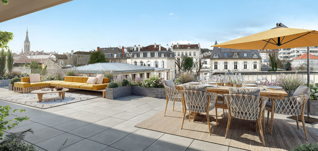 Programme immobilier neuf SIGNATURE - TROIS MAISONS - Nancy cadre verdoyant proche de l’Université de Lorraine (54000) - Référence : 18047