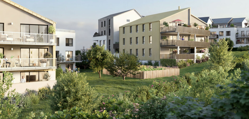 Programme immobilier neuf DOMAINE DE BUTHEGNEMONT - Nancy cadre verdoyant proche parc Cure d'Air (54000) - Référence : 18065